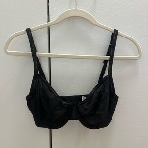 Calvin Klein Black Sheer Unlined Underwire Bra Size 32DD